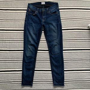 Hudson Krista crop raw hem jeans